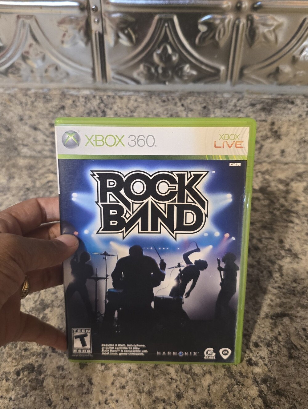 Microsoft Rock Band CIB W/ Manual Game - Xbox 360